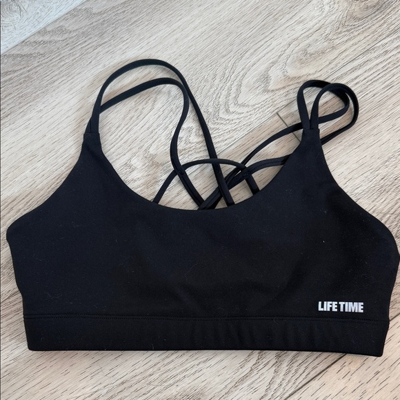 Lorna Jane Black Strappy Sports Bra lifetime - Picture 4 of 6